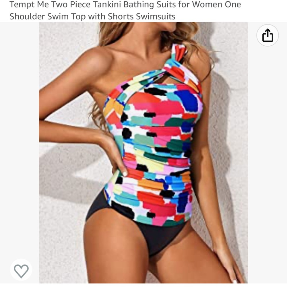 Tempt Me 2 piece tankini size L